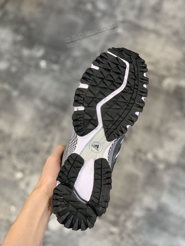 Adidas鞋 阿迪達斯秋冬新品 馬拉松 豬巴加厚網 休閒運動慢跑鞋 男女同款  hdx13286